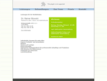 Tablet Screenshot of biowski-zahnarzt.at
